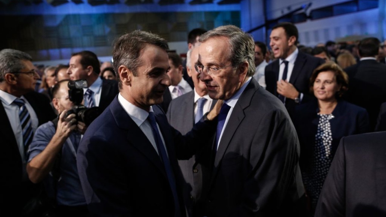Κυριακος Μητσοτακης Αντωνης Σαμαρας